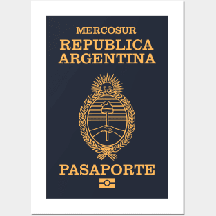 Argentina passport Posters and Art